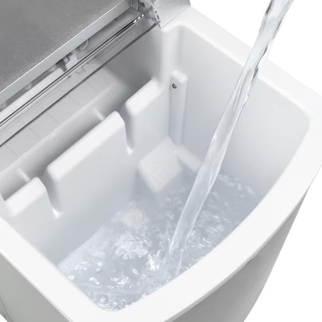 Freezimer Ice Makers Countertop, Portable Ice Maker Machine Countertop, 9 Ice Cubes Ready In 8 Mins, Self-Cleaning Ice Machine With Ice Scoop And Basket For Home Office Bar Party on Fridge.com - View 2