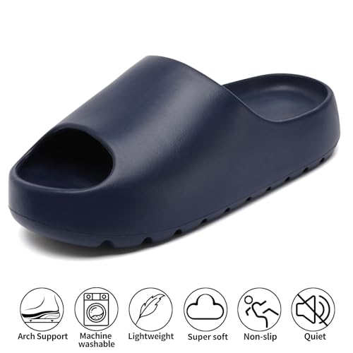 Image of Jaeynow Cloud Slides for Women,Unisex EVA Soft Recovery Slides,Thick Sole Open Toe Mens Pillow Slides Shower Shoes Outdoor&Indoor House Slippers