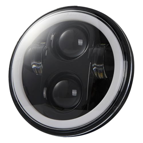 Phare LED Rond 5,75 pouces moto étanche économie d'énergie