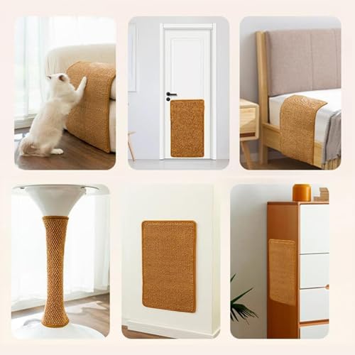 Tapis à griffer pour chat en sisal épais pour chatons - 5