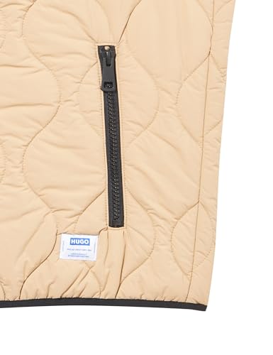 Image of HUGO Men's Quilted Zip Up Bomber Jacket