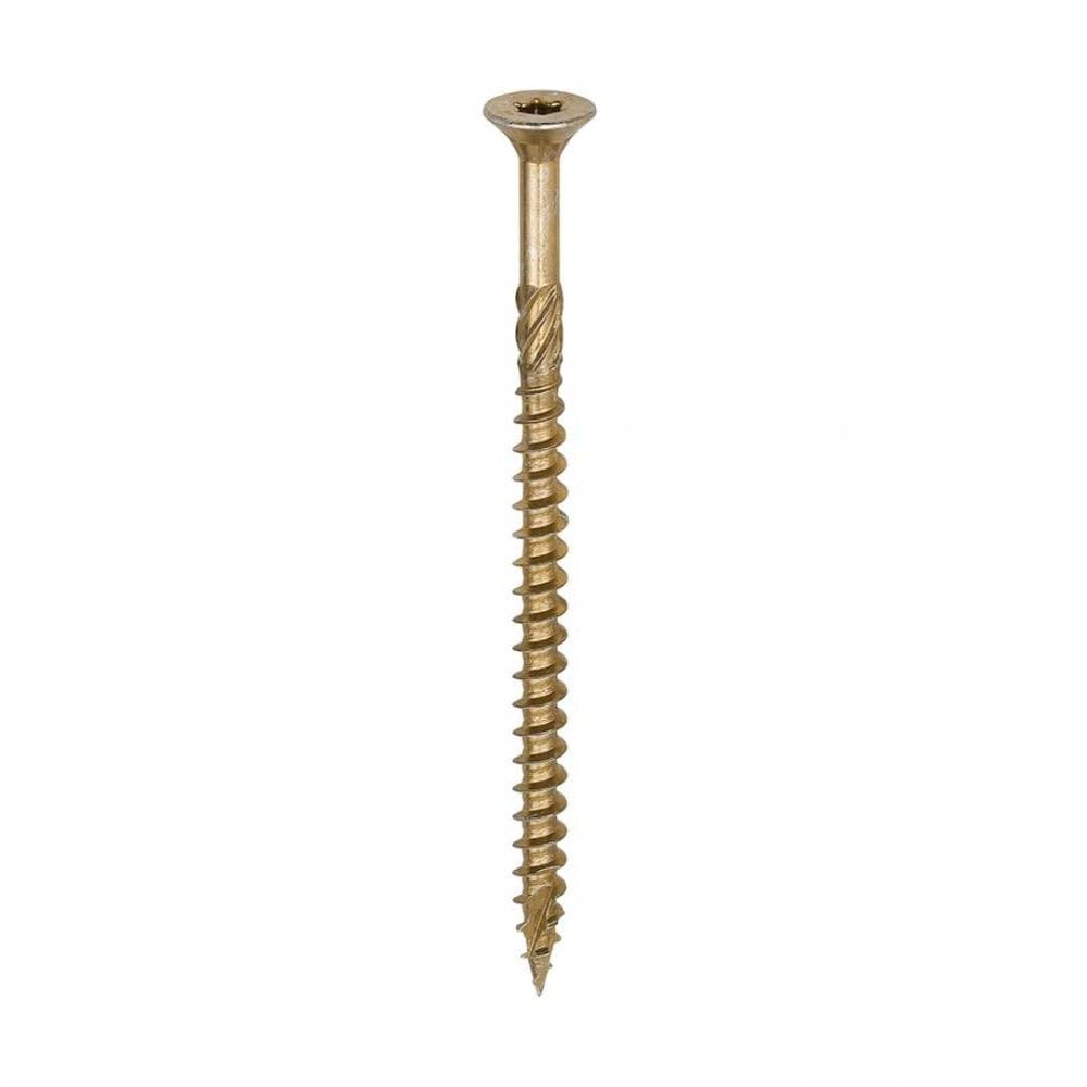 Timco - C2 Clamp-Fix Multi-Purpose Premium Screws - TX - Double Countersunk - Yellow (Size 6.0 x 100-100 Pieces)