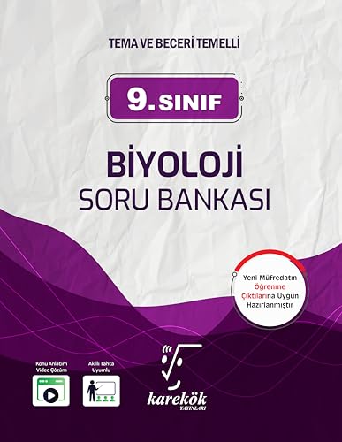 Karekök Yayınları 9.SINIF BİYOLOJİ SORU BANKASI