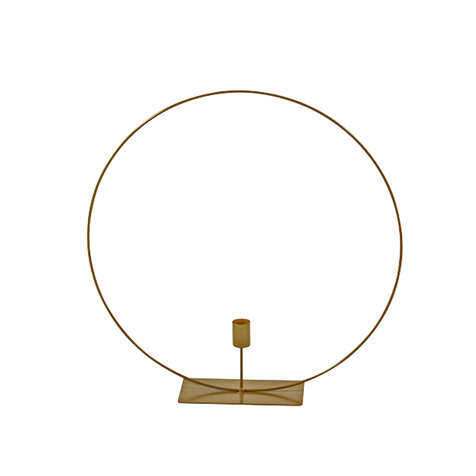 Werner Voß GmbH Circle Candlestick 40 x 8 x 40 cm Gold Metal