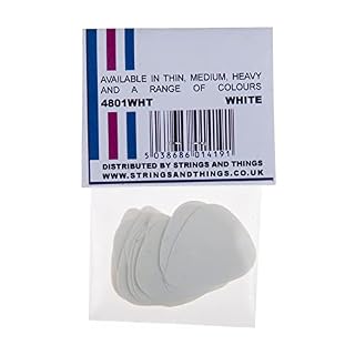 Picato Lot de 12 médiators fins Blanc - Les Beatles, Paul McCartney, John Lennon, RIngo Starr, George Harrison Picato Lot de 12 médiators fins Blanc – Image 3