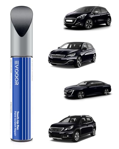EKU Blue Tusz Perłowy/Niebieski Zmierzch Metalizowany Retusz Farby do Peugeot, Naprawa zadrapań samochodowych, szybkie i łatwe rozwiązanie do naprawy.