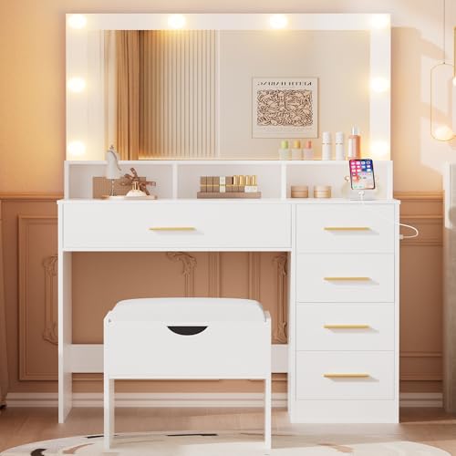 ERLEJIA Large Mirror Vanity Set