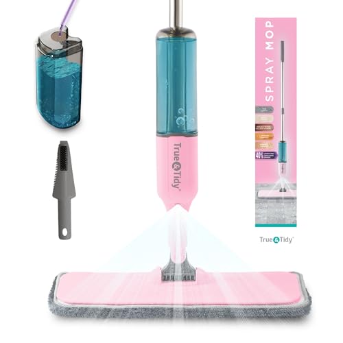 Heavy Duty Spray Mop for Floor Cleaning Refillable Water Bottle Use Any Cleaning Solution Machine Washable Mop Pads 360 Swivel Head