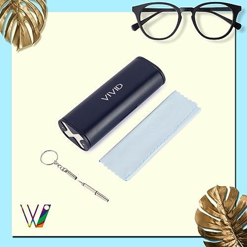 Image of Unisex Lightweight Specs Hinge-Spring Eyewear Dabbi Abs Hard Case Cover