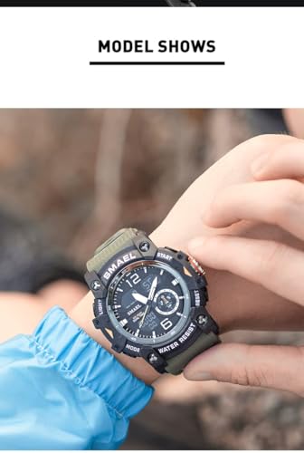 Image of Gosasa Men's Watches Multi Function Military S-Shock Sports Watch LED Digital Waterproof Alarm Watches