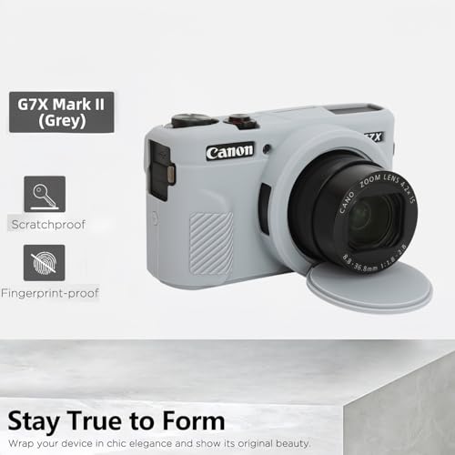 Funda de silicón suave para Canon G7 X Mark II miniatura 7