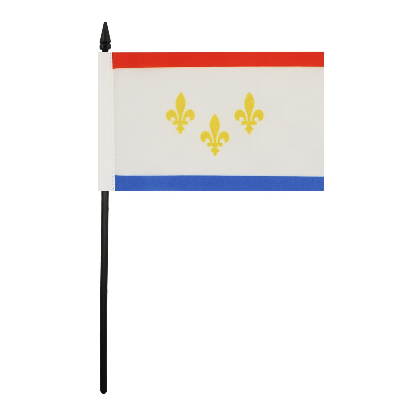 AZ FLAG Drapeau De Table Nouvelle-Orléans 21x14cm - Petit Drapeaux DE Bureau New Orleans - Louisiane 14 X 21 Cm