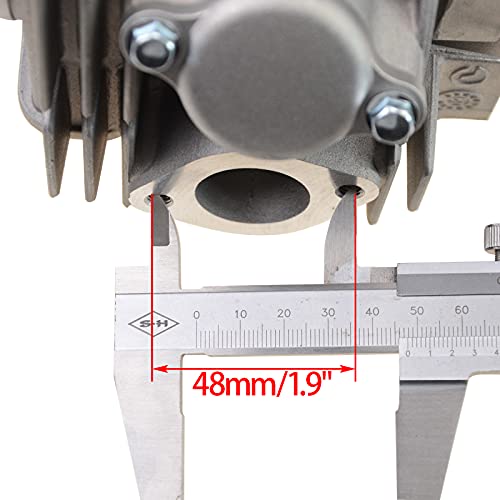WOOSTAR 52,4mm Kit de Culasse avec Joints A7TC Bougie D'allumage Remplacement pour Lifan 110cc 125cc 4 Roues Moto ATV Quad Go Kart Dirt Pit Bike Dune Buggy - Image 5