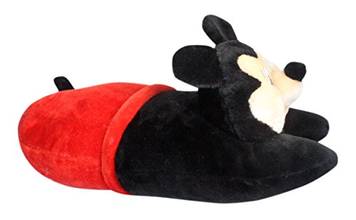 Image of Tickles Favourite Cartoon Mouse Stuffed Soft Fluffy Plush Pillow Cushion for Kids, Boys & Girls (Size: 48 cm, Color: Black & Red)