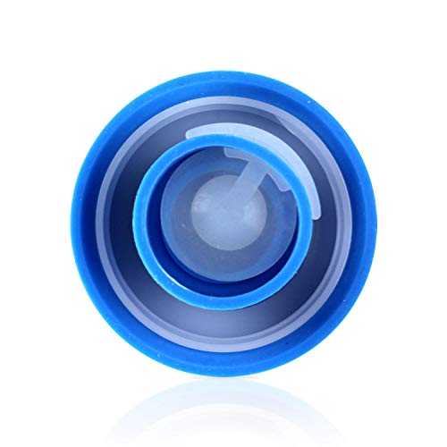 TERA PUMP TRRWC02 Reusable No-Splash Cap for 48mm Screw Top Snap on Crown