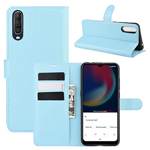 Fertuo Coque Wiko View 4 / View 4 Lite, Antichoc Portefeuille Étui Housse en Cuir à Rabat Flip Cover Case avec Silicone Bumper, Porte Carte, Béquille,...