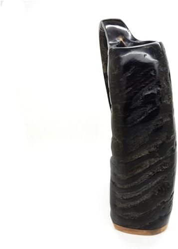 Miniatura 2 de Tazas de cuerno de búfalo de 6 pulgadas (11.8-15.2 fl oz), tazas de cuerno vikingo para hombres y mujeres, tazas de cuerno real hechas a mano, vasos