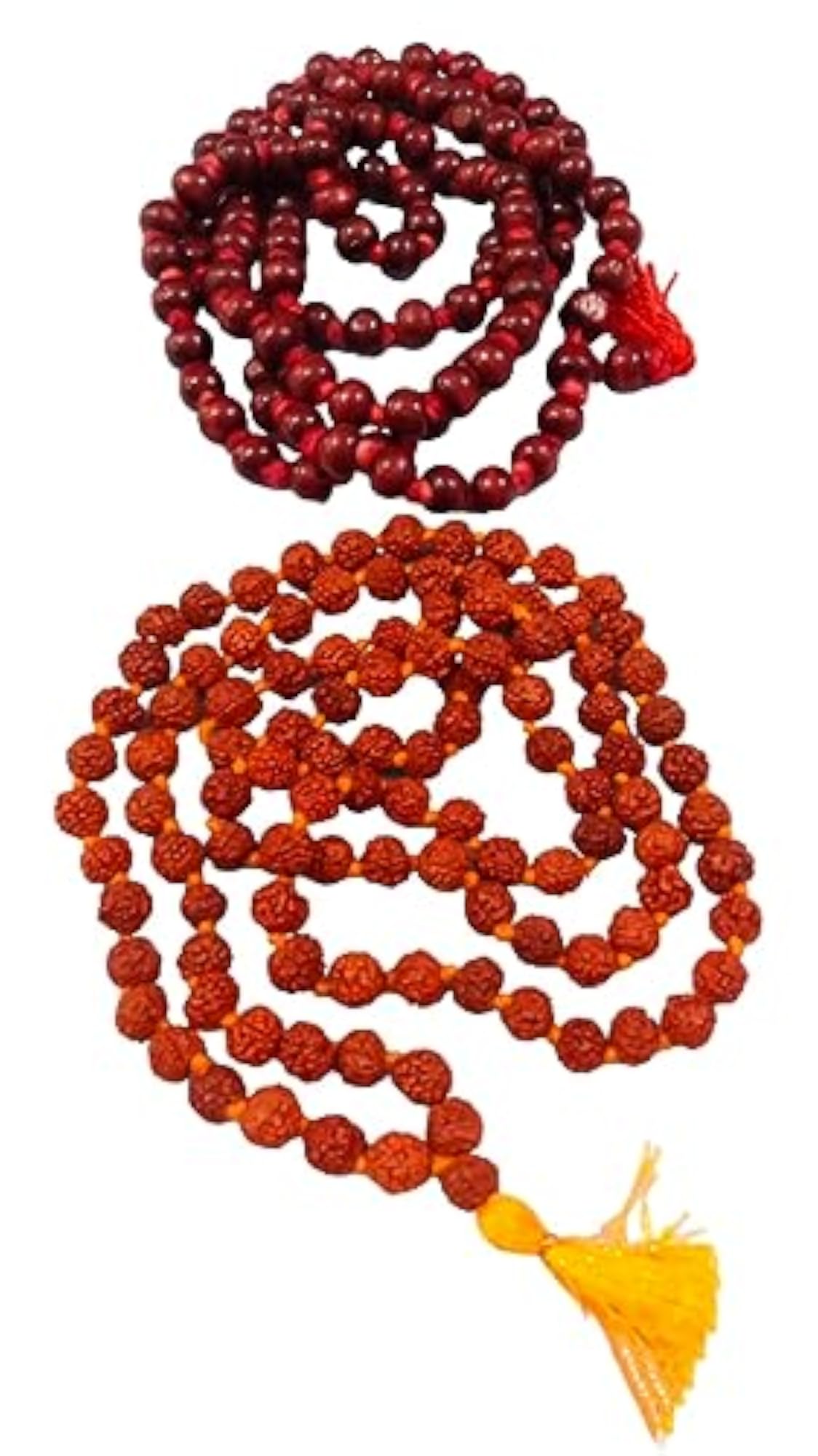 5 Mukhi 108 Beads Rudraksha Mala for Spiritual Practice