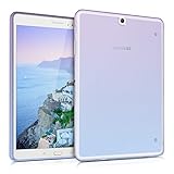 FLEXIBEL & ELASTISCH: Die Silikonhülle im Zwei Farben Design in Violett Blau Transparent ist ein Backcover, das sich Deinem Tablet PC durch biegsames Silicon anpasst. Das sich gummiert anfühlende Schutzcover ist reißfest und rutschfest.