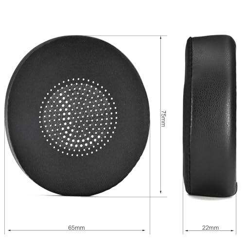 defean Cooling Gel Ear Pads Replacement Cushions Compatible with Jabra Evolve2 65 (Evolve 2 65MS 65UC MS UC)/Evolve2 40 (40UC 40MS USB)/Elite 45h On-Ear Wireless Headset, Comfort Noise Isolation Foam - Thumbnail 4