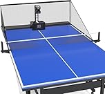 OUKANING Macchina da ping pong automatica con telecomando 100 palle e rete, robot da ping pong, macchina da lancio 35-90 palle/min, 10 modalità e sistema a doppia ruota, Ping Pong Ball Machine