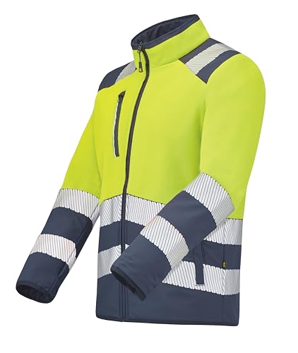 Veste polaire HV Veny jaune fluo Cepovett 2XL chaude et réfléchissante