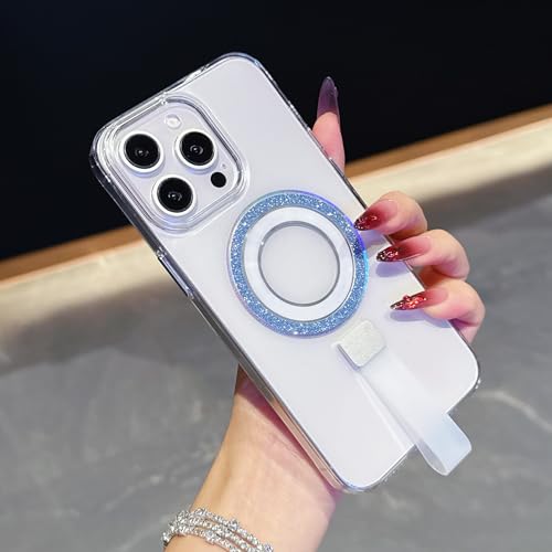 Coque iPhone 16 Plus transparente antichoc à dragonne magnétique
