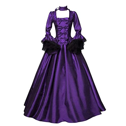 Hm Vicyy Mittelalterliches Renaissance-Kleid für Frauen -Elegantes...