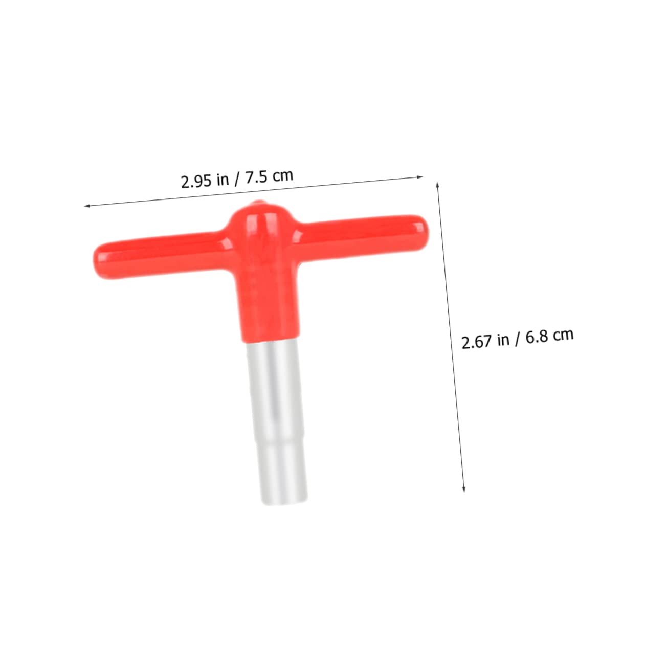 Levemolo Essential Drum Accessories 3pcs Metal Drum Keys T-shaped Tuning Wrenches