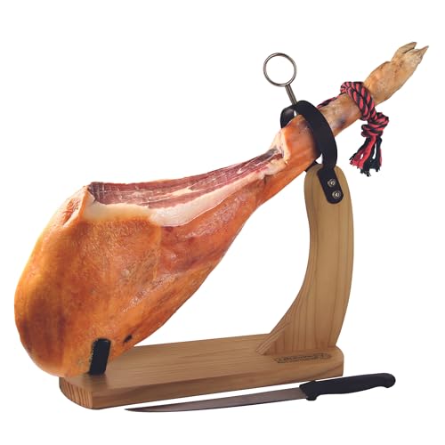 Support à jambon en bois COOK CONCEPT KD3168 avec couteau pour découpe précise