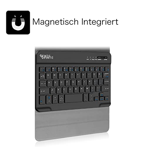 Fintie Keyboard Case For Samsung Galaxy Tab S2 8.0 - Ultra Lightweight Protective Slim Shell Stand Cover With Magnetically Detachable Wireless Bluetooth Keyboard For Tab S2 8-Inch Tablet, Black #TOP3