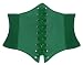Alivila.Y Fashion Women's Faux Leather Underbust Waist Belt Corset A13-Green
