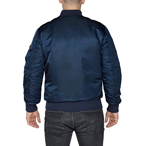 Alpha Industries MA-1 VF 59 Long Bomberjacke für Herren Rep.Blue – Ansicht 5
