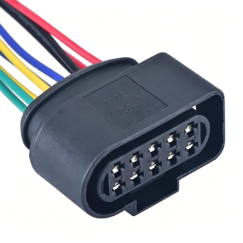 Conector 10P 1J0973735 hembra con cable para sensor de temperatura de coche 4