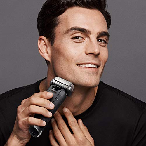 Braun Series 9 Premium Rasierer Herren mit 4+1 Scherkopf, Elektrorasierer & Trimmer für Präzision, Ladestation, Li-Ionen-Akku 60 min, Wet & Dry, 9375cc, schwarz - Image 4