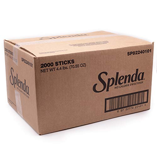 Splenda No Calorie Sweetener Cafe Stick, 1 Gram -- 2000 Per Case. #TOP4