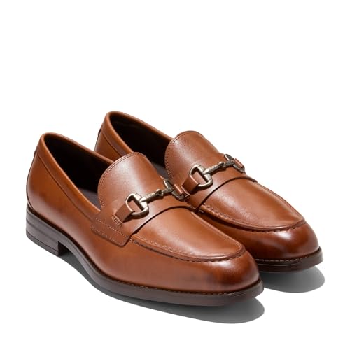 Cole Haan Men's Harmon Grand Bit Loafers, British Tan/Dark Brown Water Proof, 7.5-W US - image 5