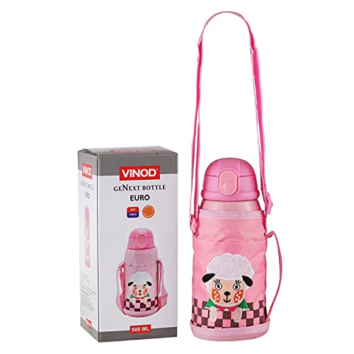 Image of Vinod Euro Kid's Bottle, 500 ml, Pink