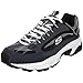 Skechers Sport Men's Stamina Nuovo Lace-Up Sneaker,Navy/Black,7 M US