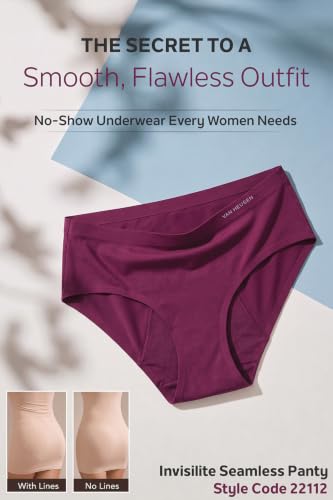 Image of Van Heusen Women's Invisilite Seamless Hipster | No Visible Panty Line | No Show Hipster | Quick Dry | Feather‑Light Fabric | Easy Stain Release | Seam‑Free Panty Style 22112