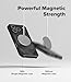 Ringke Rugged Gear for iPhone 17 Pro Max Case [Compatible with MagSafe] Prevents Oily Smudges Non-Slip Enhanced Grip Protective Cover Precise Cutouts for Camera - Magnetic Camo Black