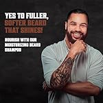 Viking Revolution Beard Wash Shampoo w/Argan & Jojoba Oils - Softens & Strengthens - Sandalwood Scent - 17 oz Shampoo - Image 5