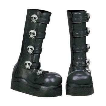 Costumes For All Occasions FW90123ST Boot Covers Gothic Strap Ladys