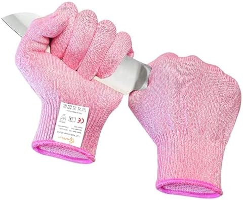 Evridwear Cut Resistant Gloves Food Grade Level 5 Kitchen Safety ...