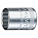 Stahlwille 01030011 Bi-Hex 11mm Socket #40D, 1/4 inch Drive, 12 Points, High-Performance Steel, Chrome Plated, DIN 3124, ISO 2725-1, Length 23 mm, Width 15.5 mm