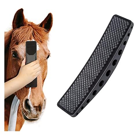 DHinkyoung Horse Massage Comb,6-in-1Horse Hair Brush,TPR Horse Grooming Brush,Pet Root Brush for Horse Dog and Cat Grooming Shedding Cover