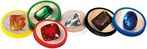 Image of Awestuffs Splendorr Card Board Edition (Eco- Friendly) | Strategy Card Game of Gem Trading & Development | Family & Adult Tabletop Game | 2-4 Players | Ages 10+