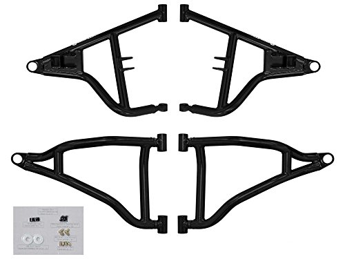 Superatv High Clearance 1.5" Offset A-Arms For Polaris Rzr S 900 / Rzr 4 900 Heavy Duty (2017-2020) - Multiple Colors Available! #TOP4