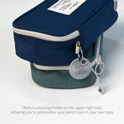Image of Monolike Archive247 Standard Pencil Case 01. Deep mint - Pencil Pouch, Portable Pencil Bag, Pencil Case, Office Pouch case