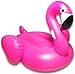CAPTAIN FLOATY Giant Inflatable Flamingo Pool Float, Swim Raft Floatie Lounger - Over 6' Huge